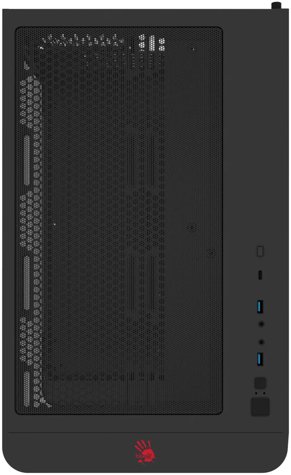 Корпус Bloody BD-CC113 черный без БП ATX 10x120mm 2xUSB3.0 audio bott PSU - фото 8