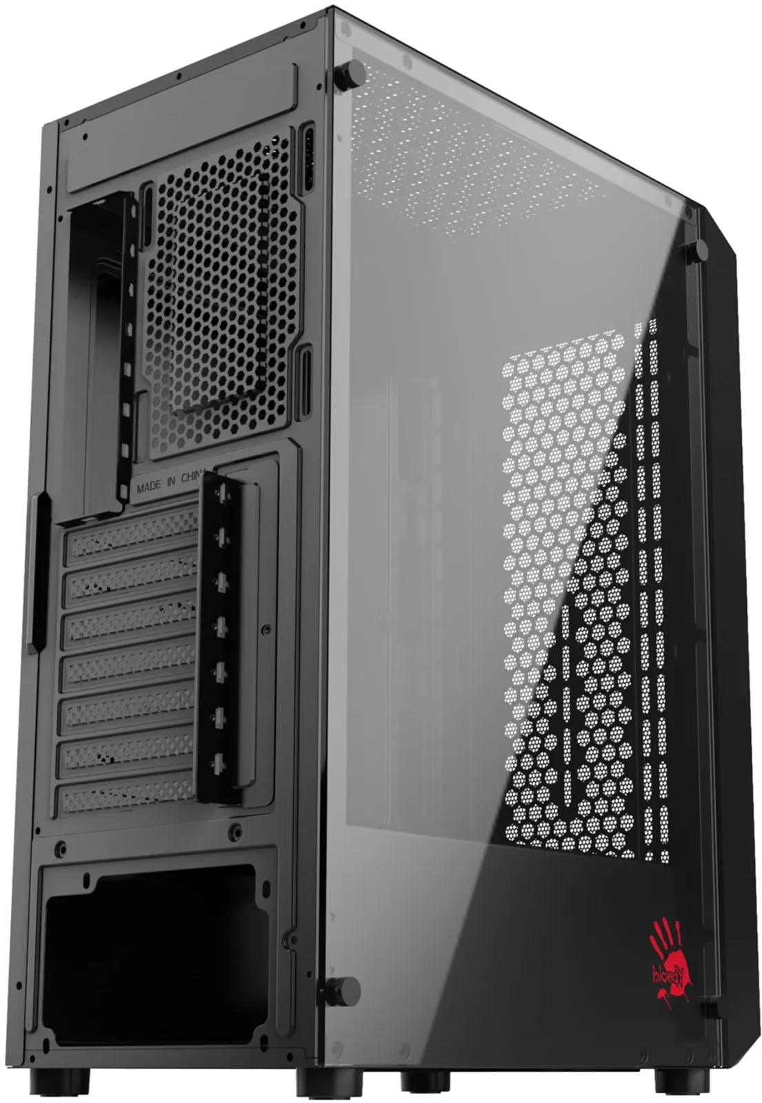 Корпус Bloody BD-CC114 черный без БП ATX 8x120mm 1xUSB2.0 1xUSB3.0 audio bott PSU - фото 3
