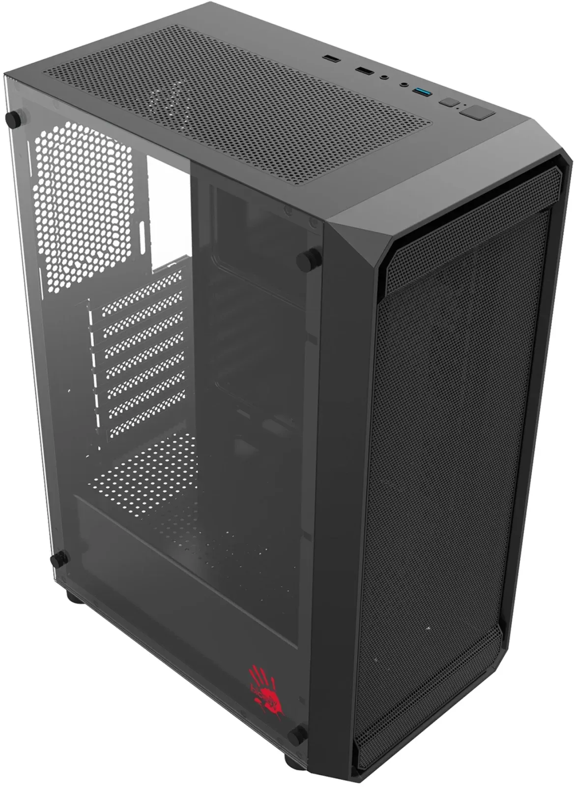 Корпус Bloody BD-CC114 черный без БП ATX 8x120mm 1xUSB2.0 1xUSB3.0 audio bott PSU - фото 5