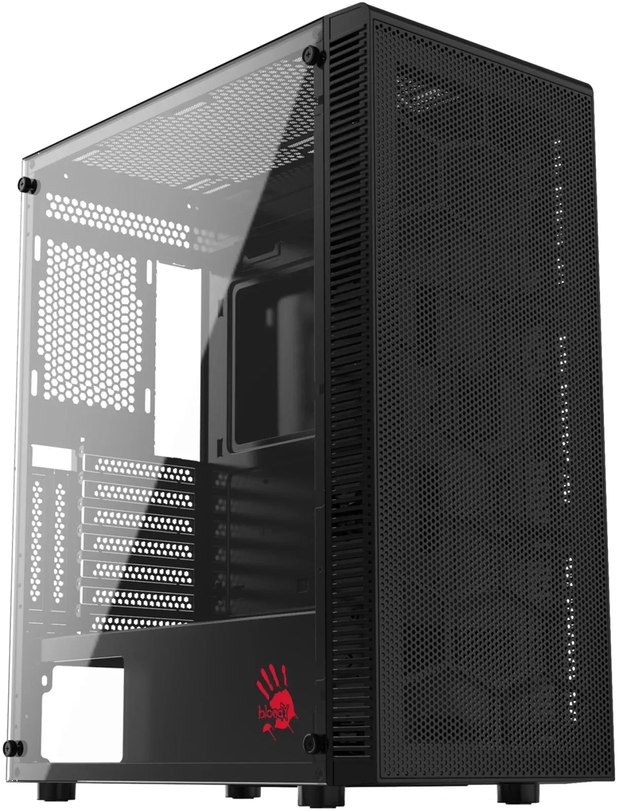 Корпус Bloody BD-CC115 черный без БП ATX 8x120mm 1xUSB2.0 1xUSB3.0 audio bott PSU - фото 2