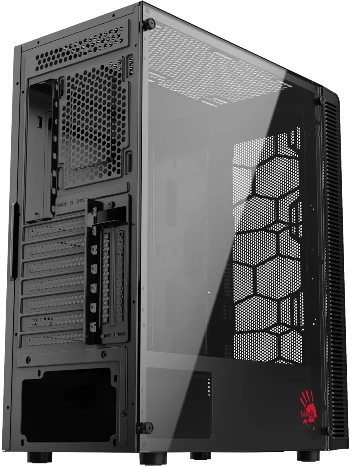 Корпус Bloody BD-CC115 черный без БП ATX 8x120mm 1xUSB2.0 1xUSB3.0 audio bott PSU - фото 3