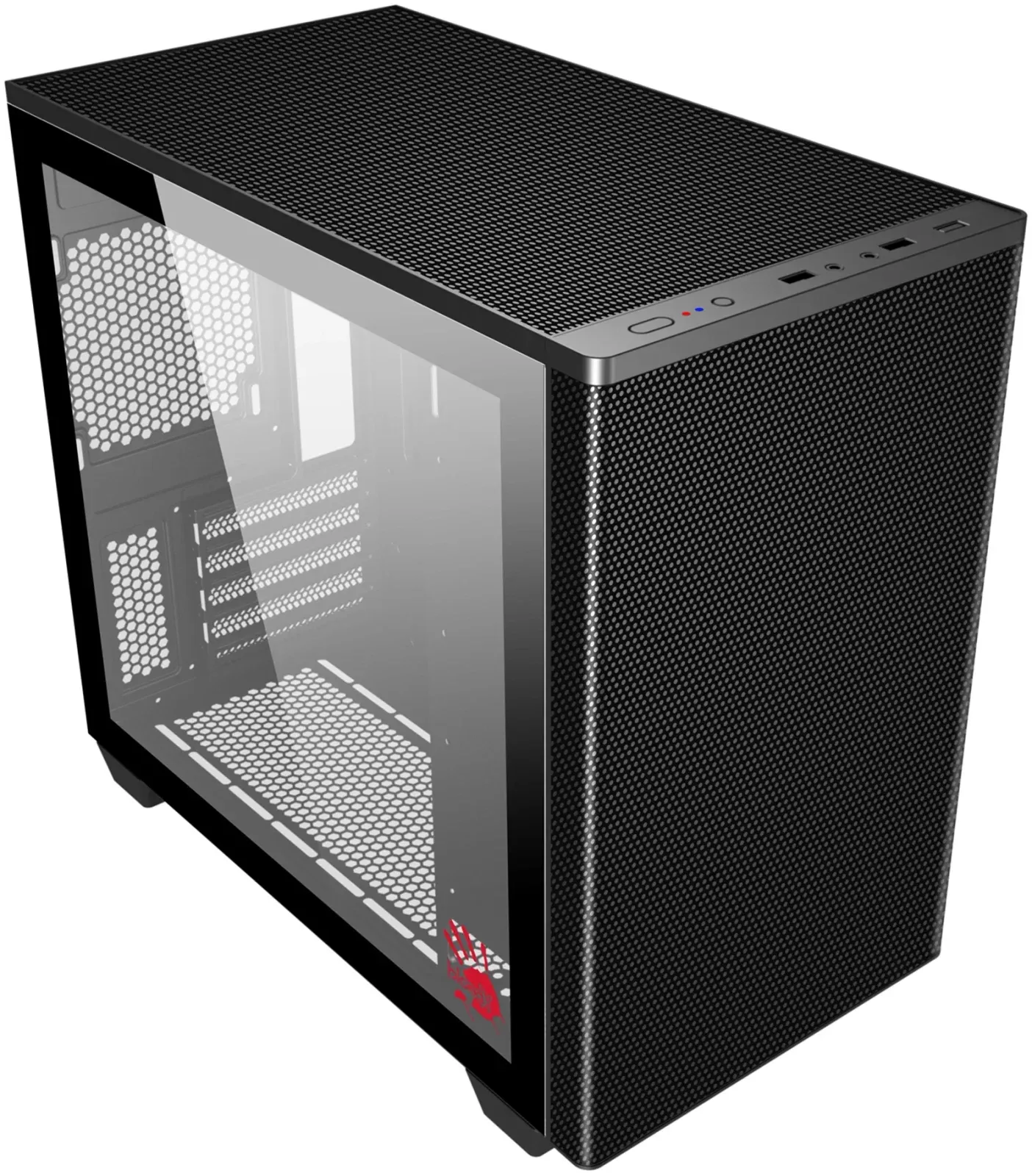 Корпус Bloody BD-CC117F черный без БП mATX 5x120mm 1xUSB2.0 1xUSB3.0 audio bott PSU - фото 2