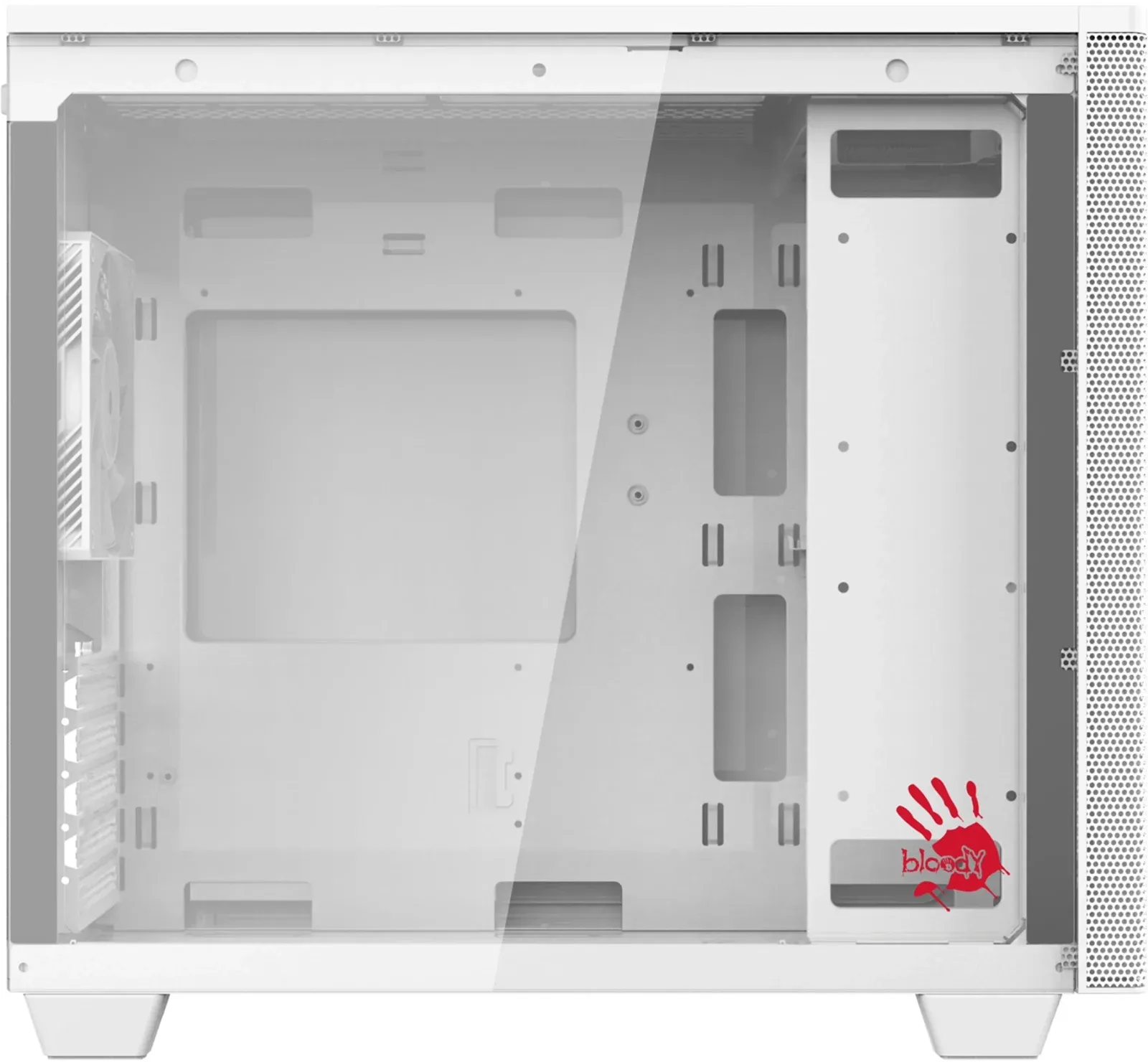 Корпус Bloody BD-CC117F белый без БП mATX 5x120mm 1xUSB2.0 1xUSB3.0 audio bott PSU - фото 6