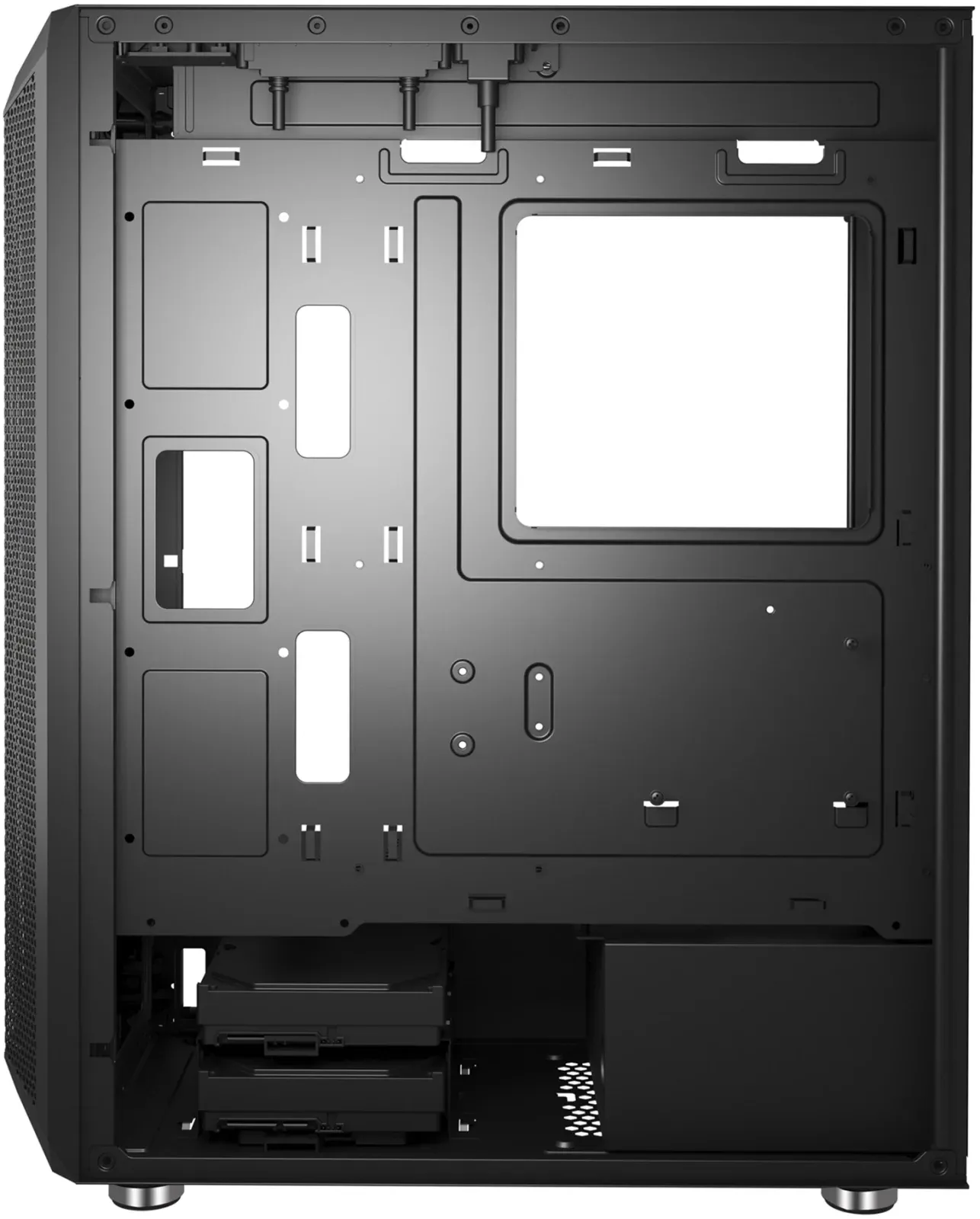 Корпус Bloody BD-CC120F черный без БП ATX 8x120mm 1xUSB2.0 1xUSB3.0 audio bott PSU - фото 6