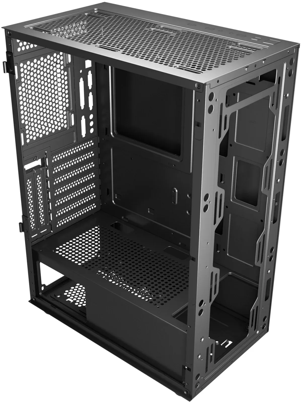 Корпус Bloody BD-CC120F черный без БП ATX 8x120mm 1xUSB2.0 1xUSB3.0 audio bott PSU - фото 7