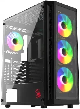 Корпус Bloody BD-CC120F черный без БП ATX 8x120mm 1xUSB2.0 1xUSB3.0 audio bott PSU - фото 8