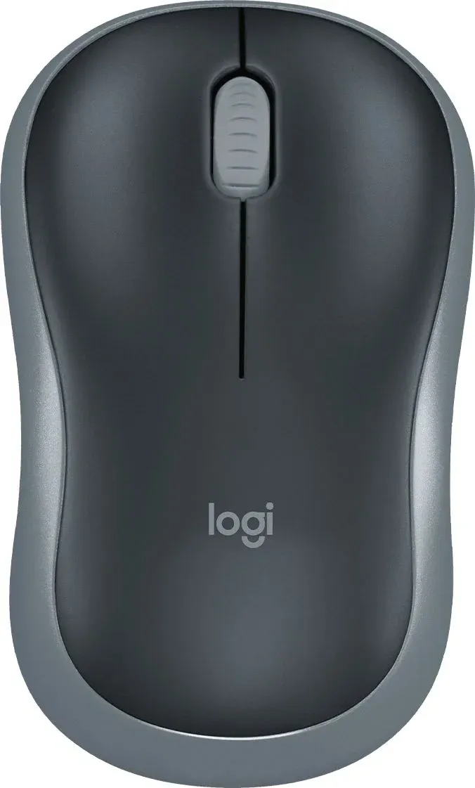 Мышь Logitech M185 черный/серый оптическая 1000dpi беспров. USB для ноутбука 2but 910-006540 - фото 3