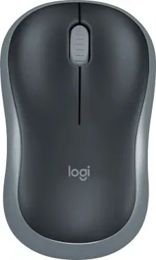 Мышь Logitech M185 черный/серый оптическая 1000dpi беспров. USB для ноутбука 2but 910-006540 - фото 8