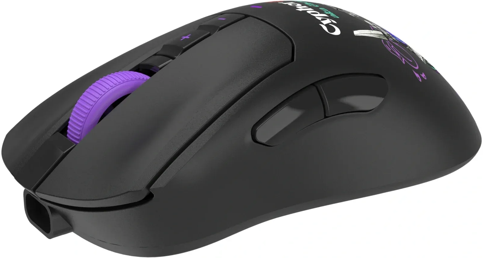 Мышь A4Tech Bloody R73 Ultra Duo черный/рисунок оптическая 20000dpi беспров. USB/USB-C 7but R73 ULTRA DUO CYPHER GHOST - фото 5