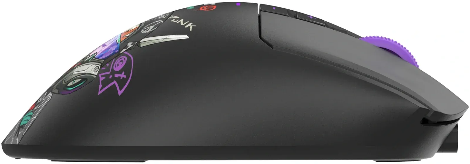 Мышь A4Tech Bloody R73 Ultra Duo черный/рисунок оптическая 20000dpi беспров. USB/USB-C 7but R73 ULTRA DUO CYPHER GHOST - фото 6