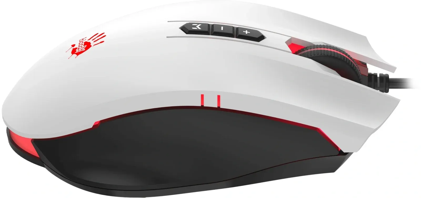 Мышь A4Tech Bloody ES7 белый оптическая 6000dpi USB 8but ES7 PANDA WHITE - фото 4