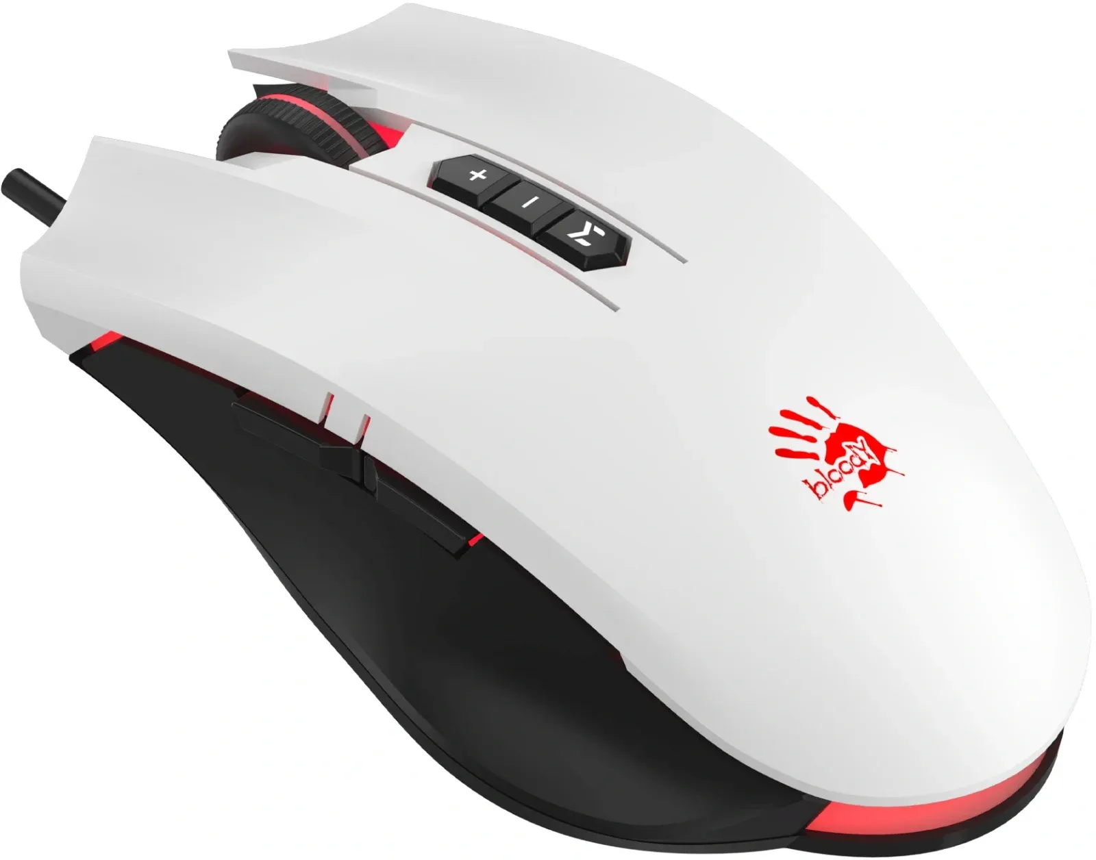Мышь A4Tech Bloody ES7 белый оптическая 6000dpi USB 8but ES7 PANDA WHITE - фото 8