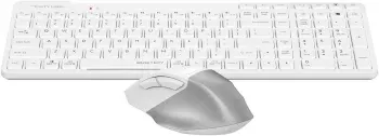 Клавиатура + мышь A4Tech Fstyler FB2800C Air2 White клав:белый/серый мышь:белый/серый USB беспроводная Bluetooth/Радио slim - фото 8