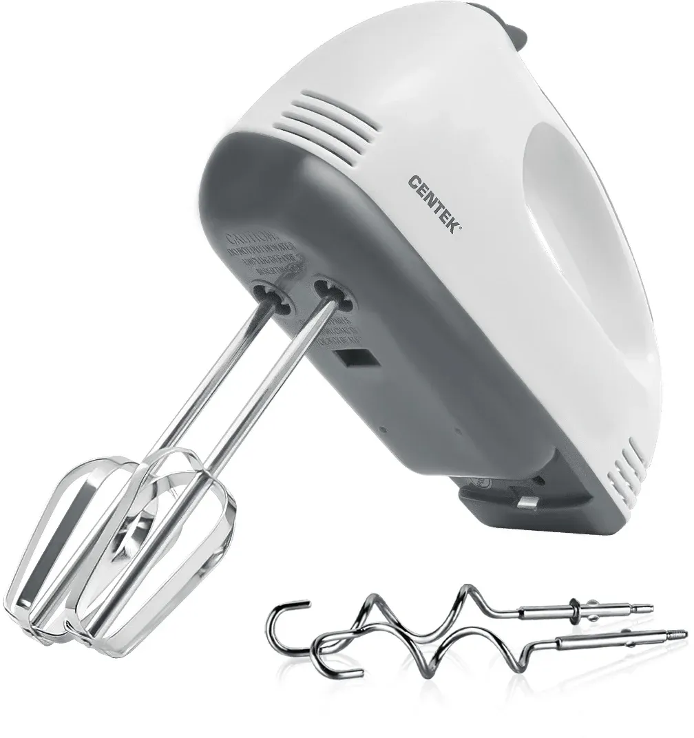 Миксер ручной Centek CT-1111 200Вт белый/серый - фото 2