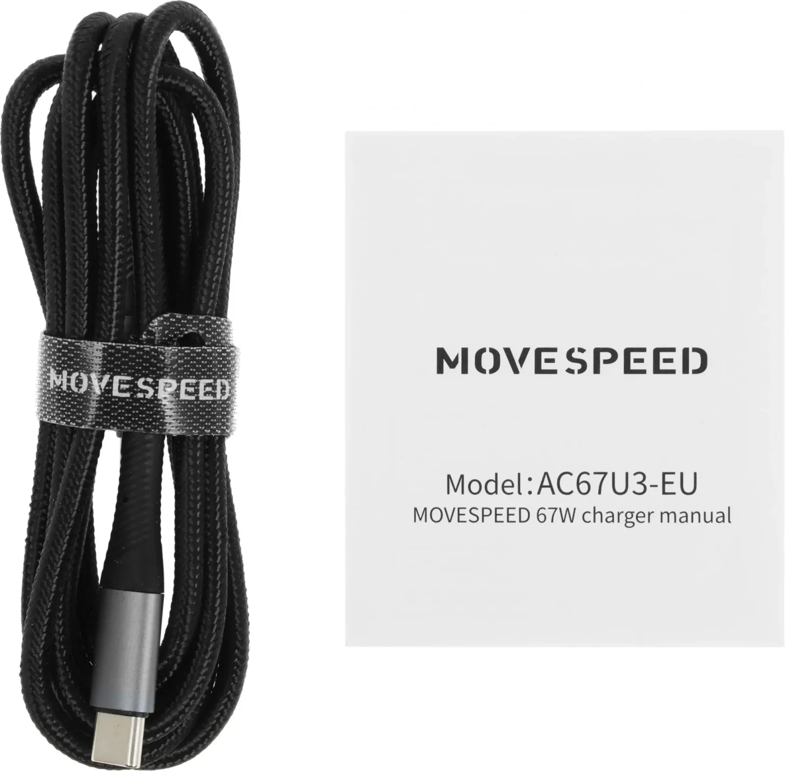Сетевое зар./устр. Movespeed Pro AC67 67W 3A PD+QC+AFC USB/2xUSB Type-C универсальное черный/зеленый - фото 6