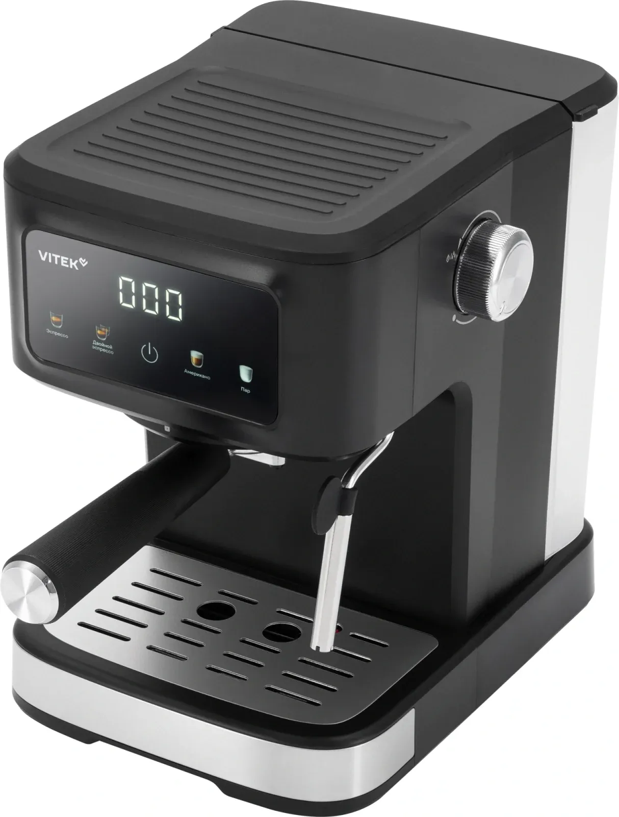 Кофеварка рожковая Vitek VT-CME1500 1100Вт черный - фото 7