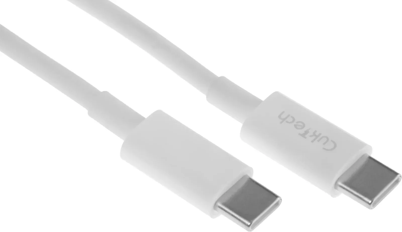 Кабель Cuktech KLC-5499 USB Type-C m-USB Type-C m 1м белый коробка - фото 5