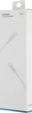 Кабель Cuktech KLC-5499 USB Type-C m-USB Type-C m 1м белый коробка - фото 6