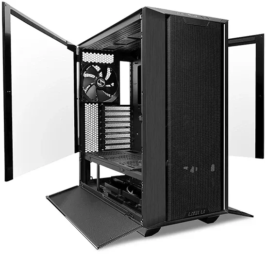 Корпус Lian-Li Lancool III черный без БП ATX 10x120mm 3x140mm 2xUSB3.0 audio bott PSU - фото 2