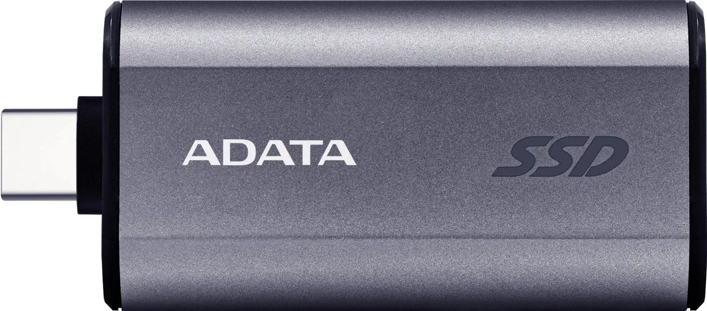 Накопитель SSD A-Data USB3.2 Gen2 2TB SC750-2000G-CCBK SC750 серый - фото 2