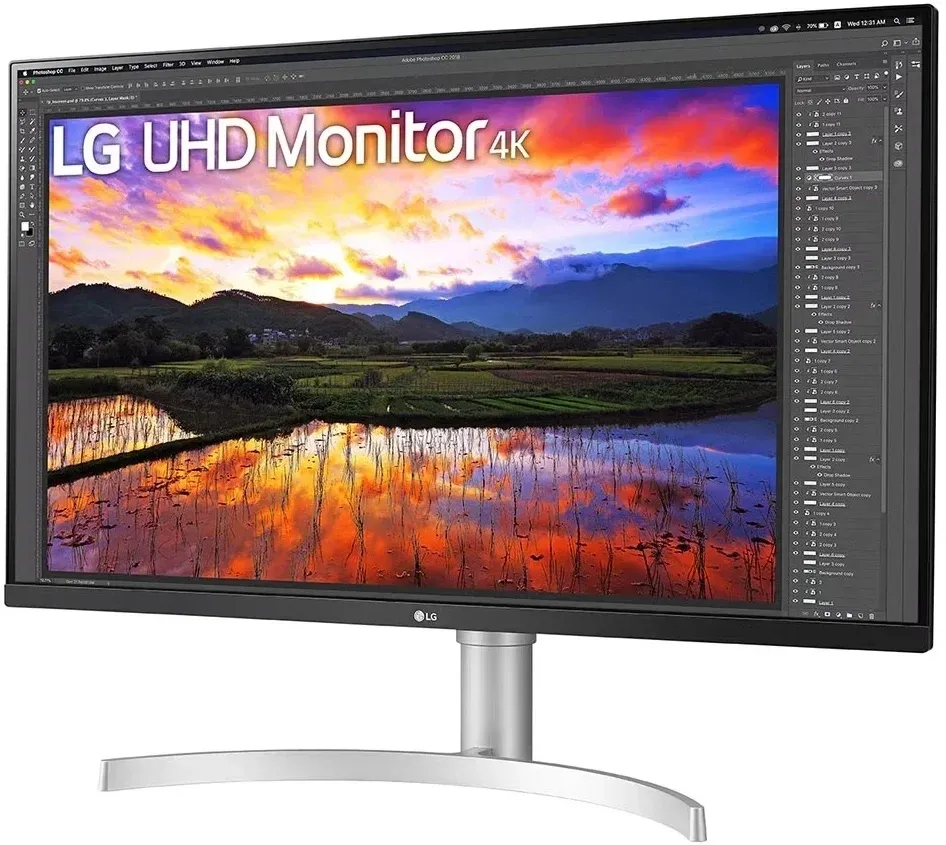 Мониторы ЖК LG 32UN650K-W - фото 2