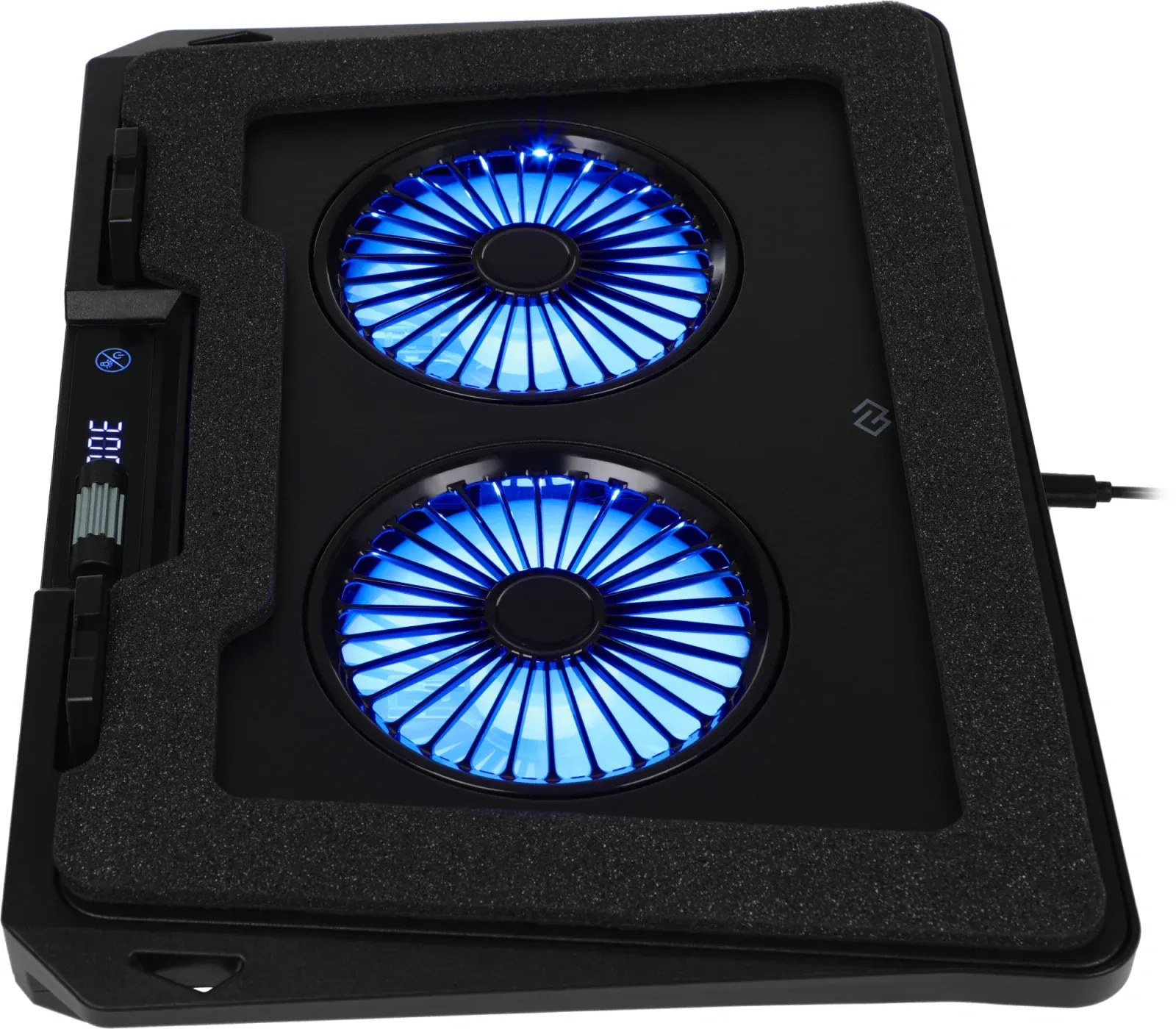 Подставки для ноутбуков DIGMA D-NCP170-2x110RGB черный - фото 2