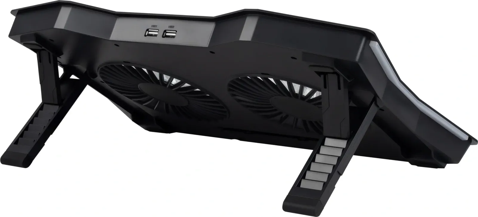 Подставки для ноутбуков DIGMA D-NCP180-2x110RGB черный - фото 4