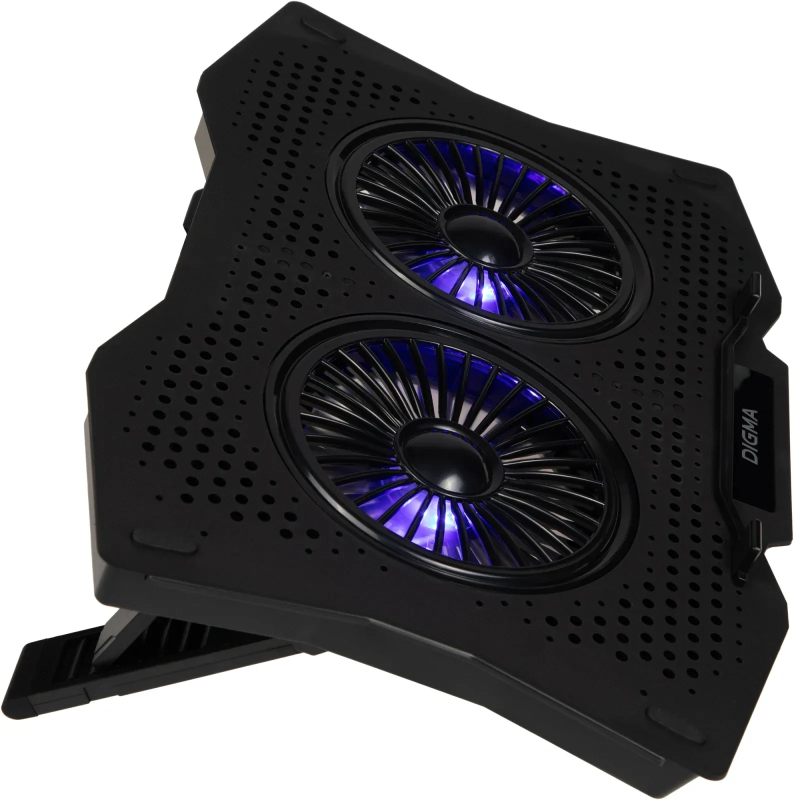 Подставки для ноутбуков DIGMA D-NCP180-2x110 черный - фото 4