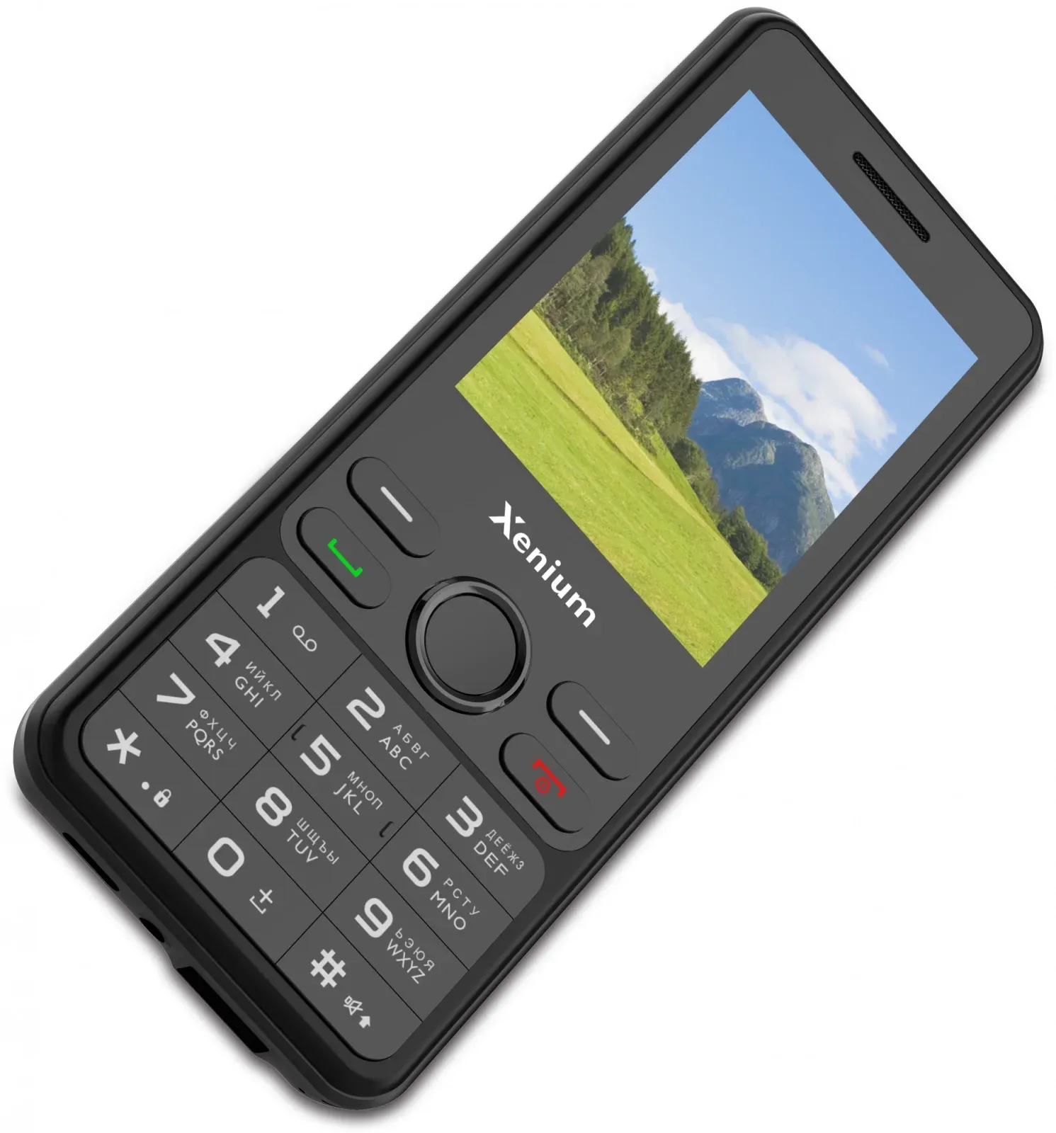 Мобильный телефон Xenium X280 черный моноблок 2Sim 2.8 240x320 Nucleus 0.3Mpix GSM900/1800 MP3 FM microSD max32Gb - фото 3