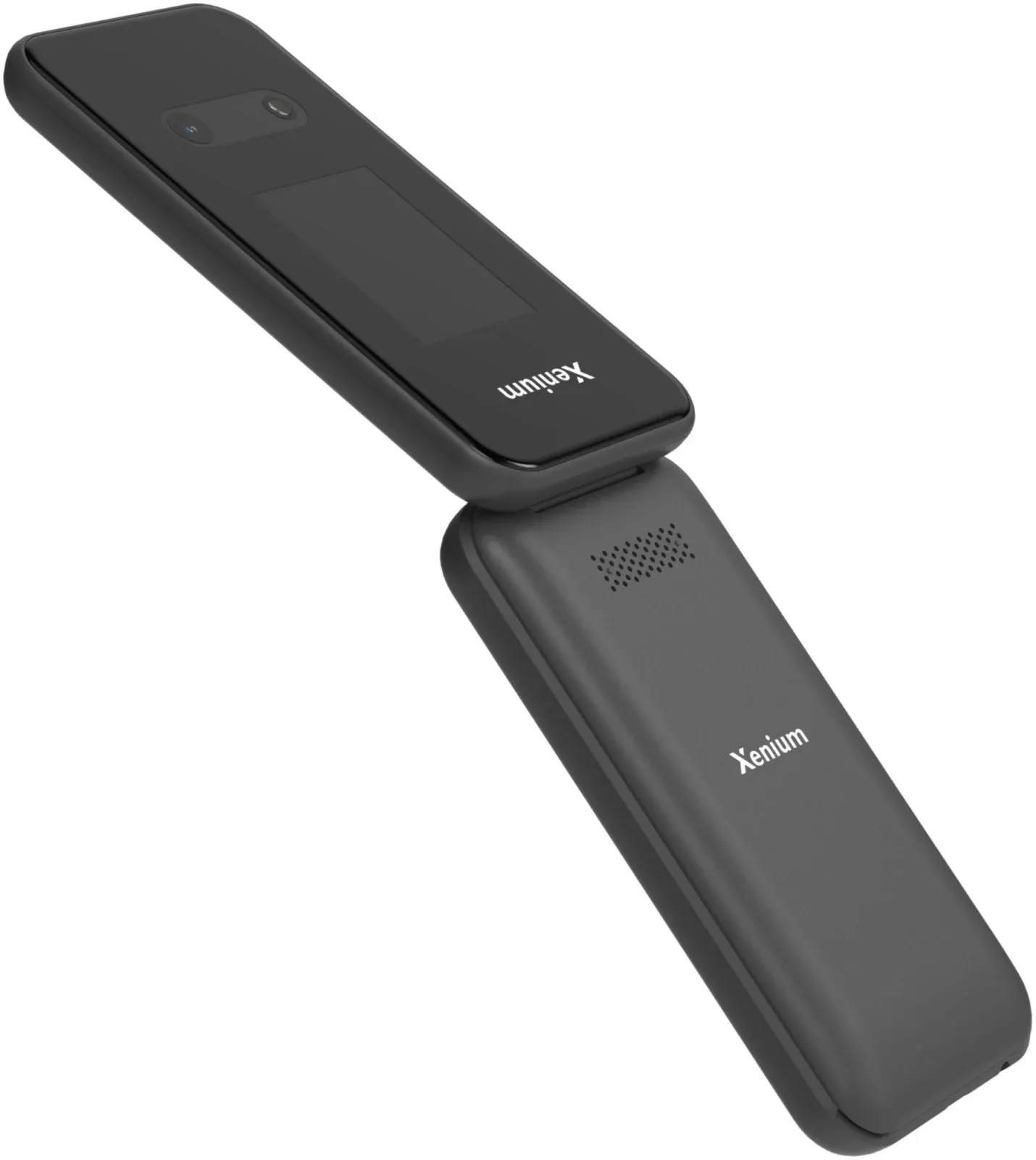 Мобильный телефон Xenium X680 темно-серый раскладной 2Sim 2.8 240x320 Nucleus 0.3Mpix GSM900/1800 MP3 FM microSD max32Gb - фото 5