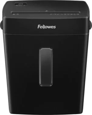 Шредер Fellowes PowerShred Р-42С черный секр.P-4 фрагменты 8лист. 15лтр. скрепки скобы пл.карты - фото 2