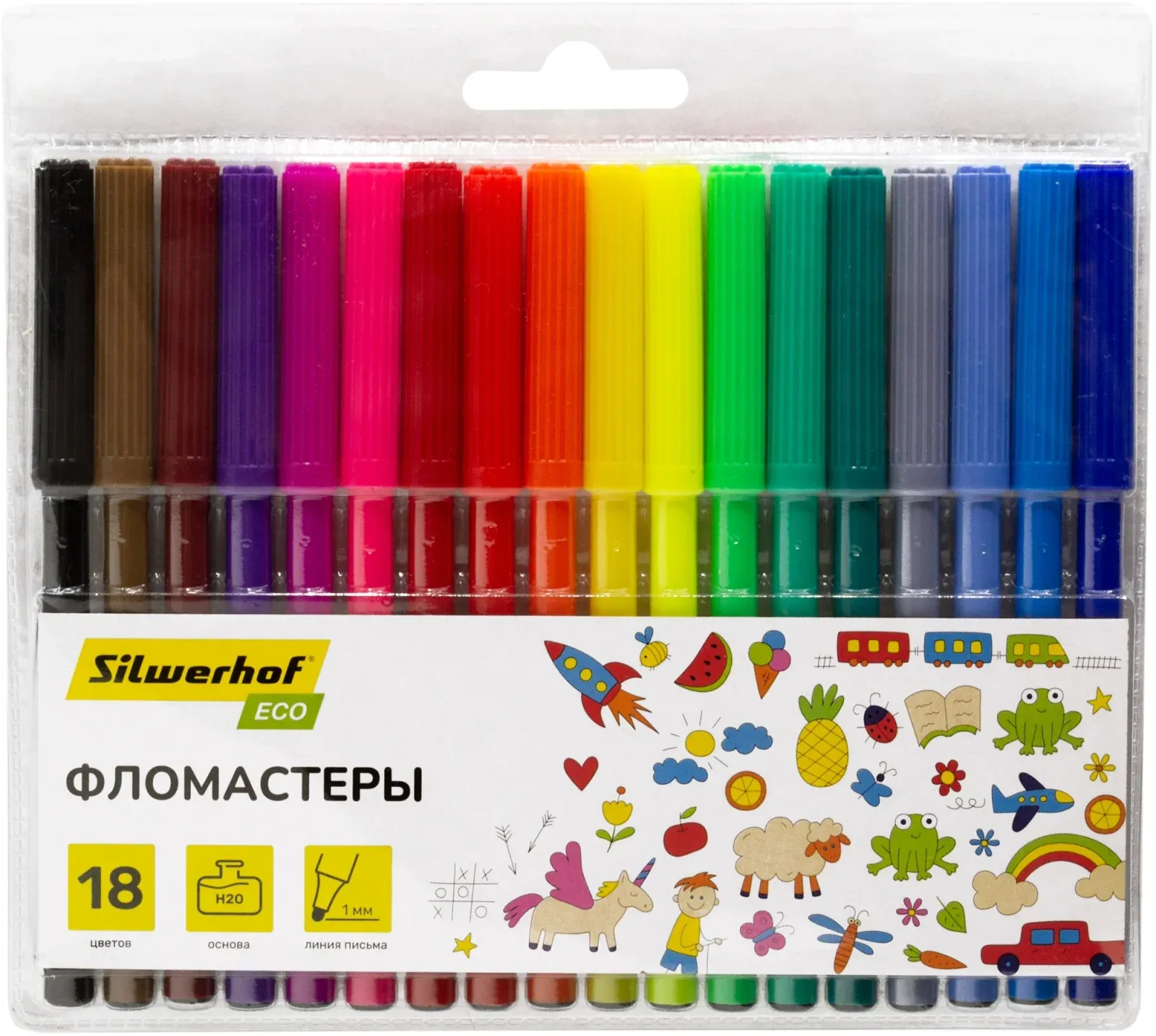 Фломастеры SILWERHOF ECO
