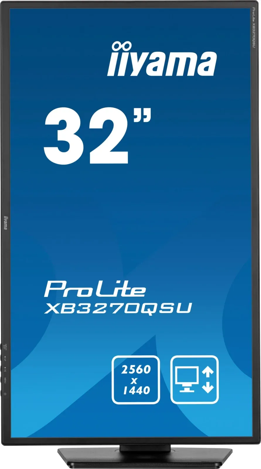 Монитор Iiyama 31.5 ProLite XB3270QSU-B1 черный IPS 16:9 HDMI M/M матовая HAS Piv 250cd 178гр/178гр 2560x1440 100Hz DP 2K USB 8.6кг - фото 2