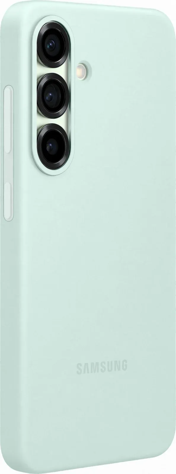 Чехол клип-кейс Samsung для Samsung Galaxy S25 Silicone Case S25 мятный EF-PS931CMEGRU - фото 3