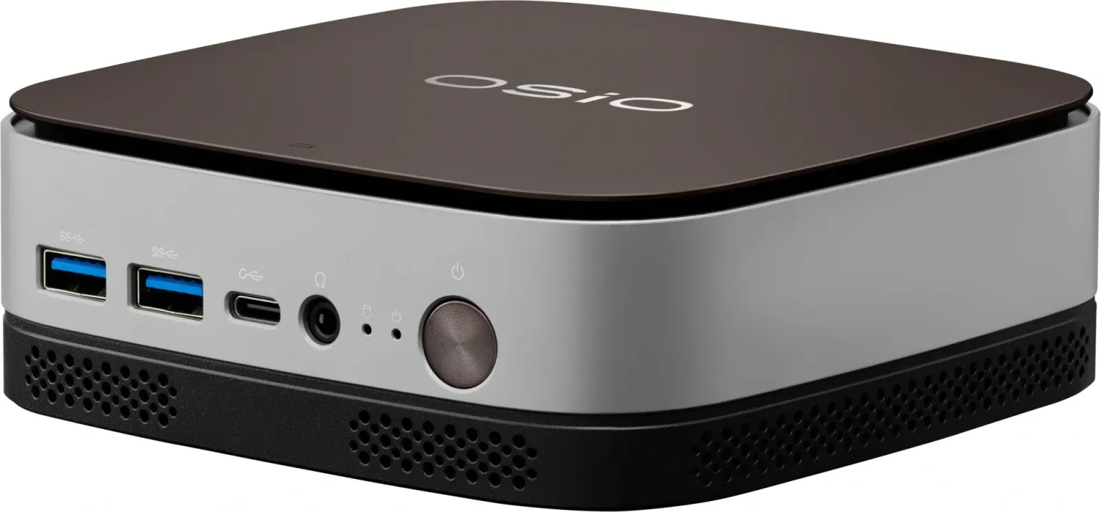 ПК Мини Osio BaseLine B51i-011 i3 1215U 1.2 16Gb SSD512Gb UHDG без ОС GbitEth WiFi BT 59.85W коричневый/серебристый RUS - фото 6