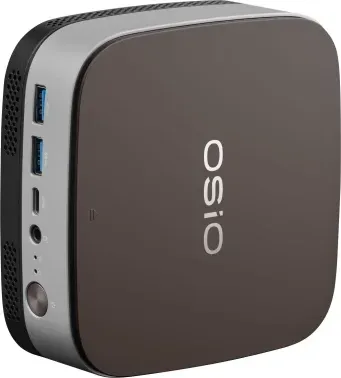 ПК Мини Osio BaseLine B51i-011 i3 1215U 1.2 16Gb SSD512Gb UHDG без ОС GbitEth WiFi BT 59.85W коричневый/серебристый RUS - фото 8