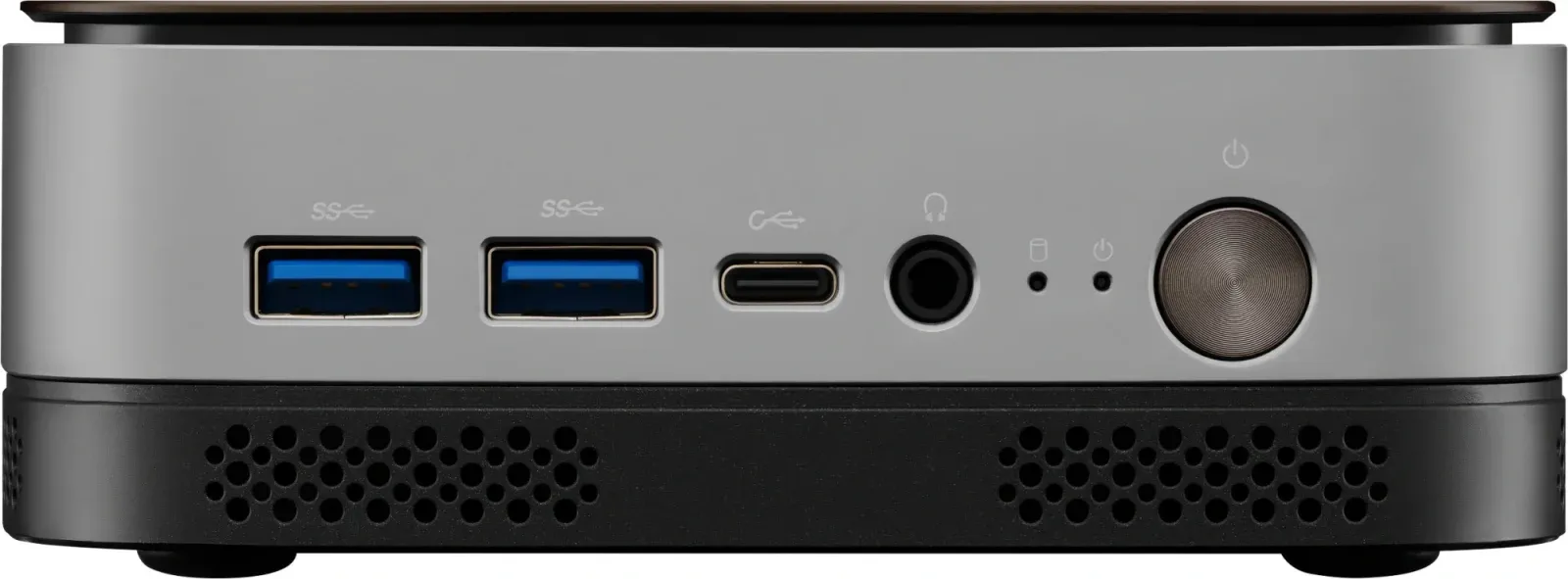 ПК Мини Osio BaseLine B51i-017 i5 1235U 1.3 16Gb SSD512Gb Iris Xe Windows 11 Pro 64 GbitEth WiFi BT 59.85W коричневый/серебристый RUS - фото 6