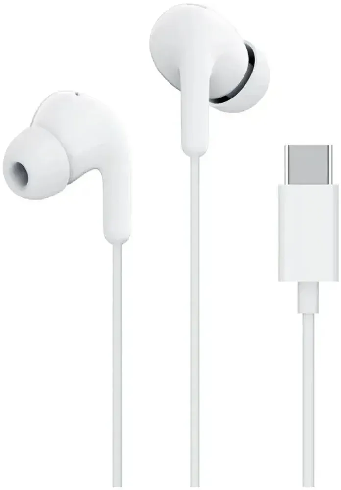 Гарнитура внутриканальные Xiaomi Type-C Earphones 1.25м белый проводные крепление за ухом BHR8931GL - фото 5