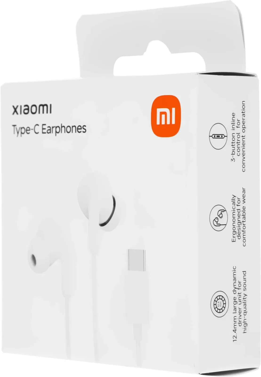 Гарнитура внутриканальные Xiaomi Type-C Earphones 1.25м белый проводные крепление за ухом BHR8931GL - фото 7
