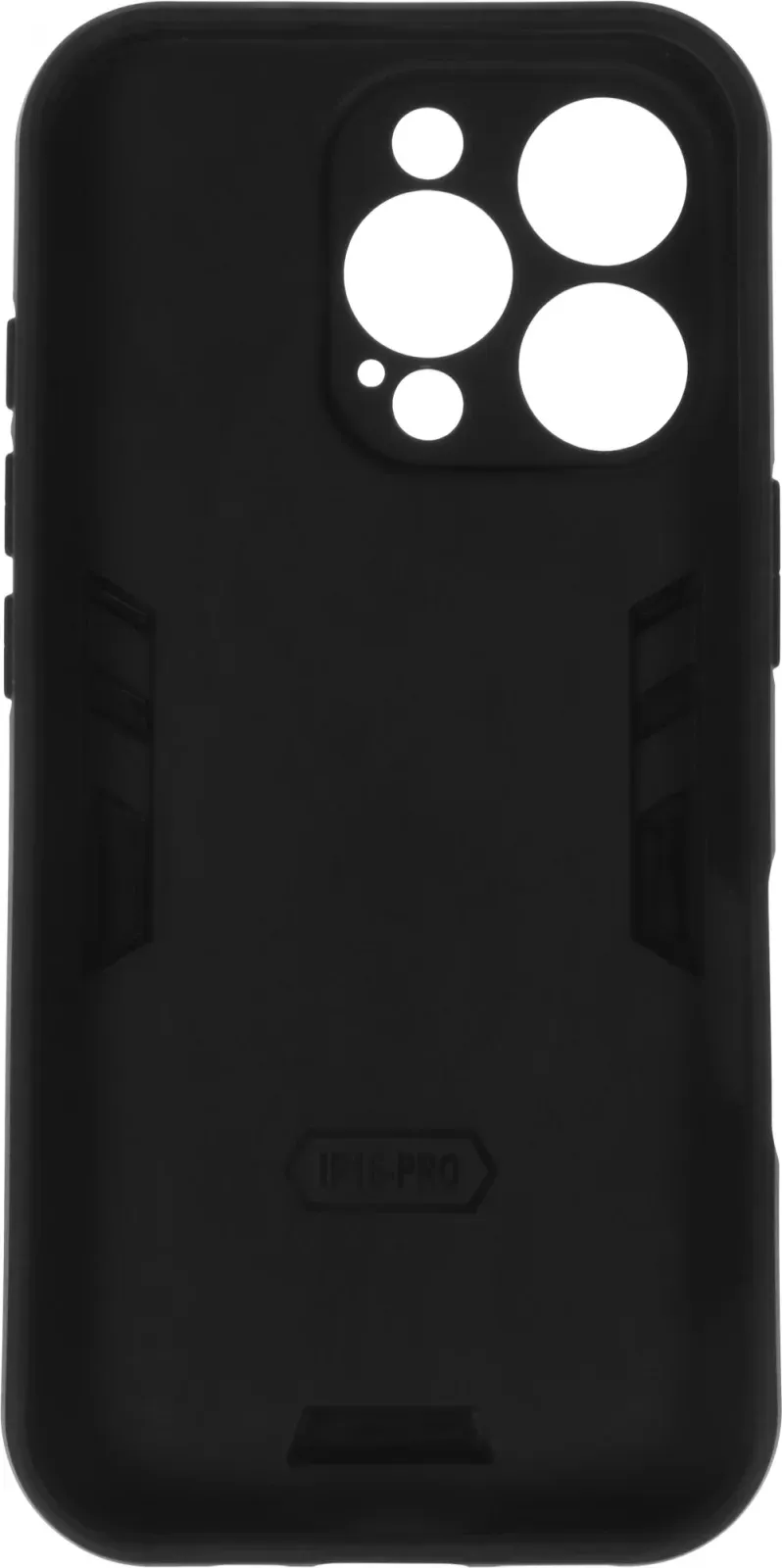 Чехол клип-кейс BoraSCO для Apple iPhone 16 Pro Anti-Shok Case черный 74534 - фото 2