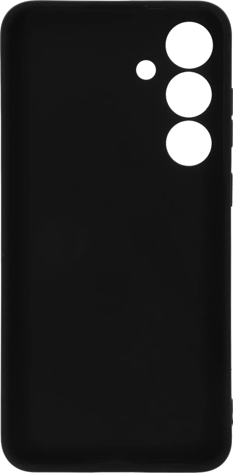 Чехол клип-кейс BoraSCO для Samsung Galaxy S25+ Silicone Case черный 74434 - фото 2