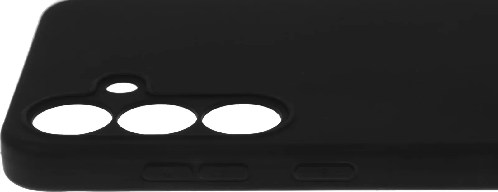 Чехол клип-кейс BoraSCO для Samsung Galaxy S25+ Silicone Case черный 74434 - фото 4