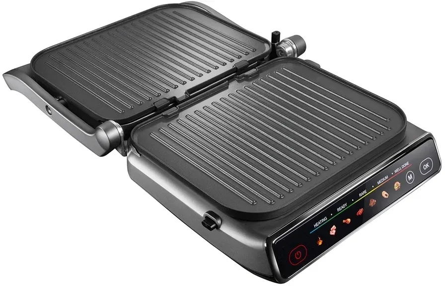 Электрогриль Редмонд SteakMaster GM300 2100Вт серый - фото 2