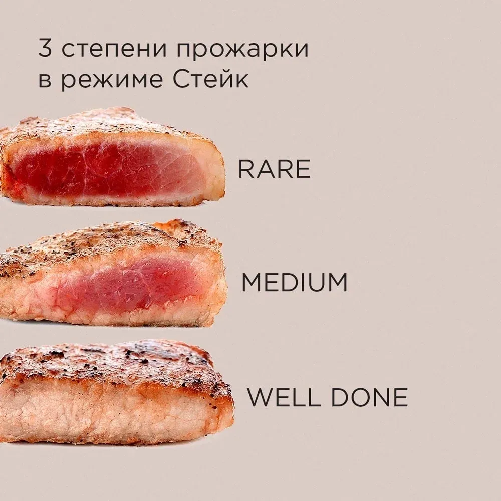 Электрогриль Редмонд SteakMaster GM300 2100Вт серый - фото 7