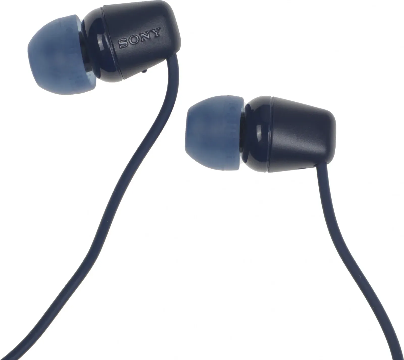 Гарнитура внутриканальные Sony WI-C100 синий беспроводные bluetooth шейный обод WI-C100/LZ - фото 3