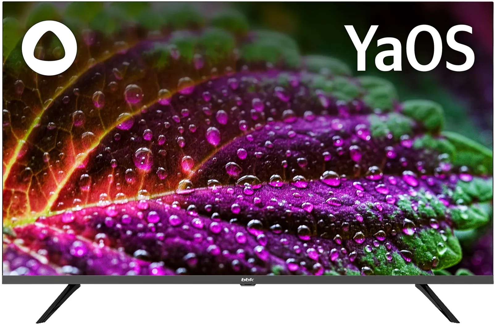 Телевизор LED BBK 43 43LED-8260/UTS2C Яндекс.ТВ Frameless черный 4K Ultra HD 60Hz DVB-T2 DVB-C DVB-S2 USB WiFi Smart TV RUS - фото 1