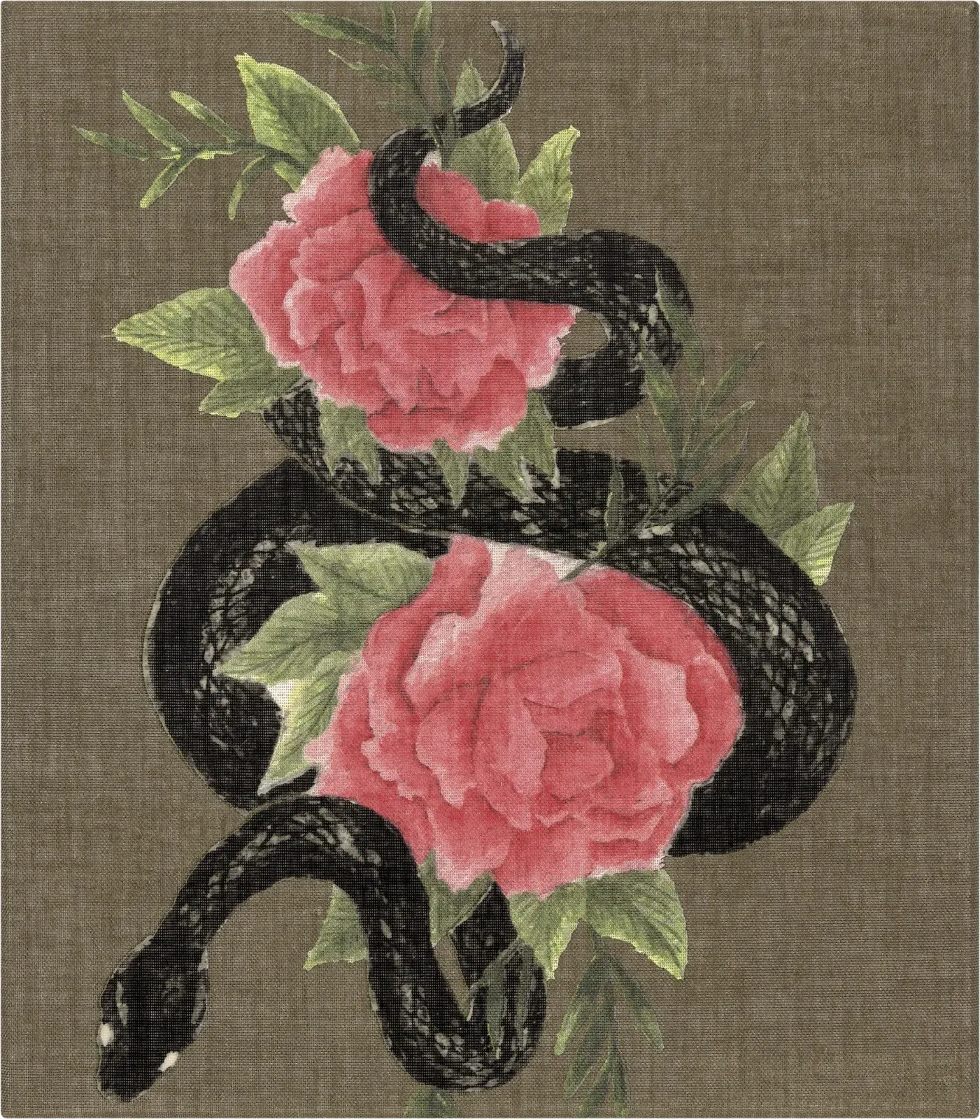 Набор Moleskine Limited Edition Year of the snake Roses блокнот/ручка/под.коробка руч.:перьевая - фото 1