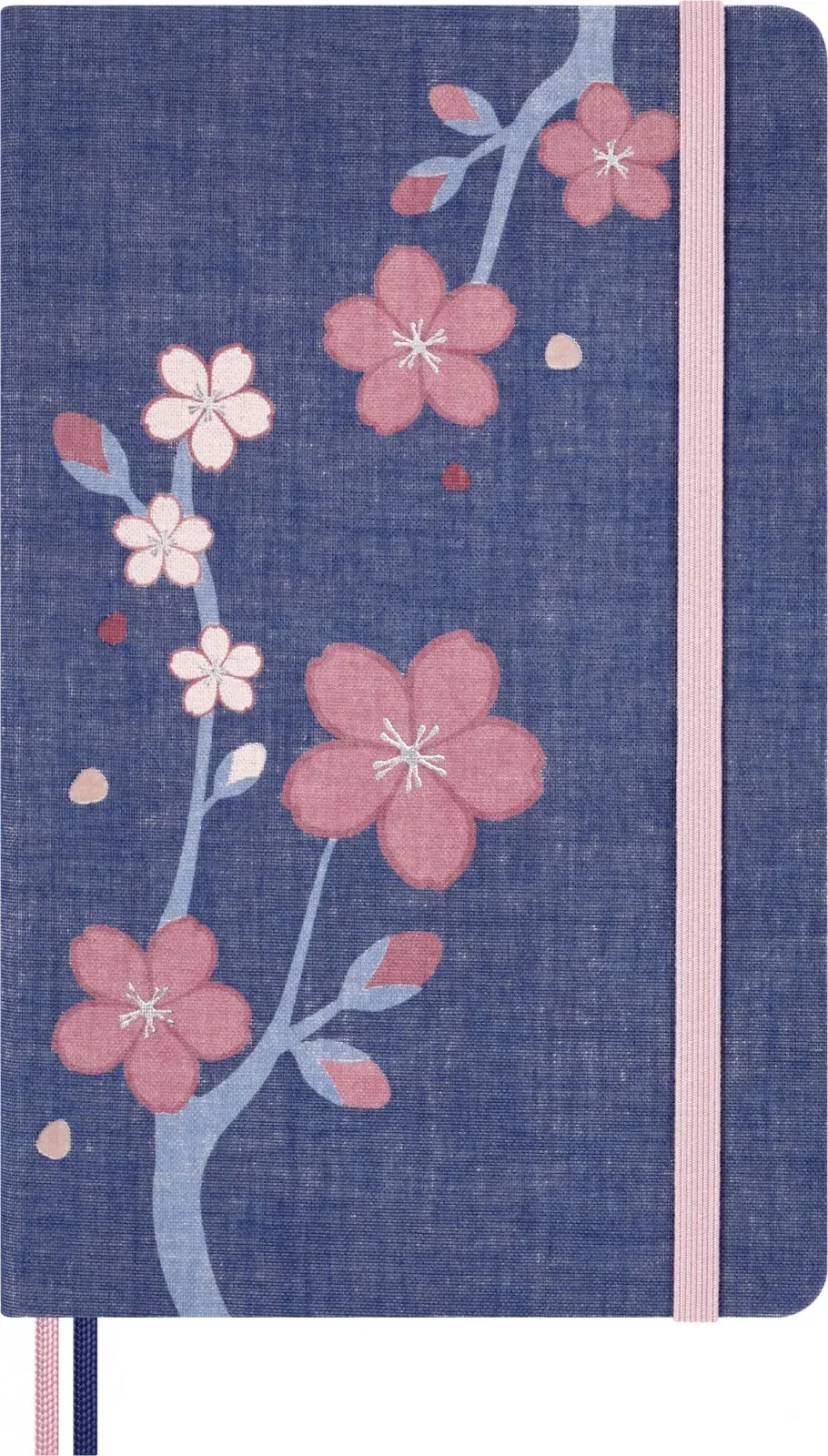 Блокнот Moleskine LIMITED EDITION SAKURA LESU08QP060 Large 130х210мм обложка текстиль 176стр. линейка синий 2025