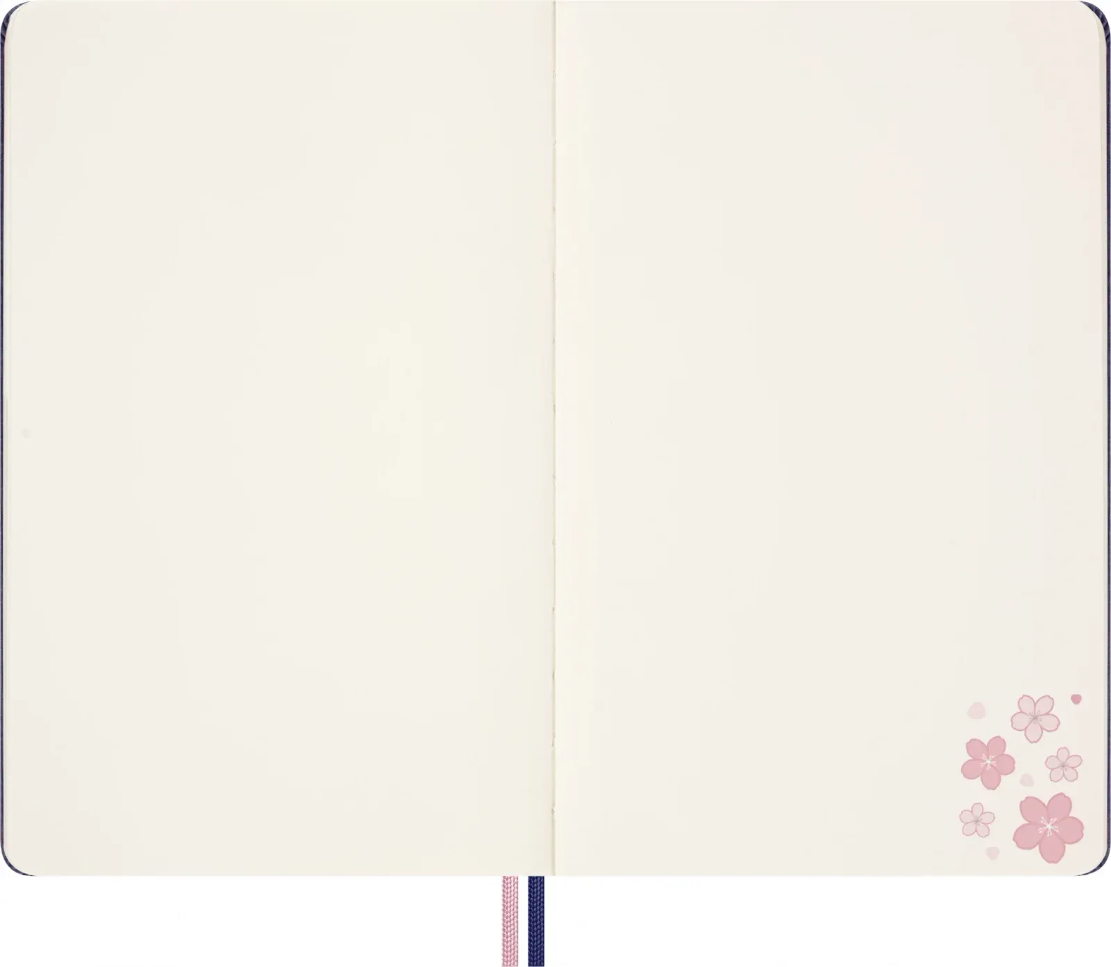 Блокнот Moleskine LIMITED EDITION SAKURA LESU08QP062BOX 130х210мм обложка текстиль 176стр. нелинованный подар.кор. синий 2025 - фото 6