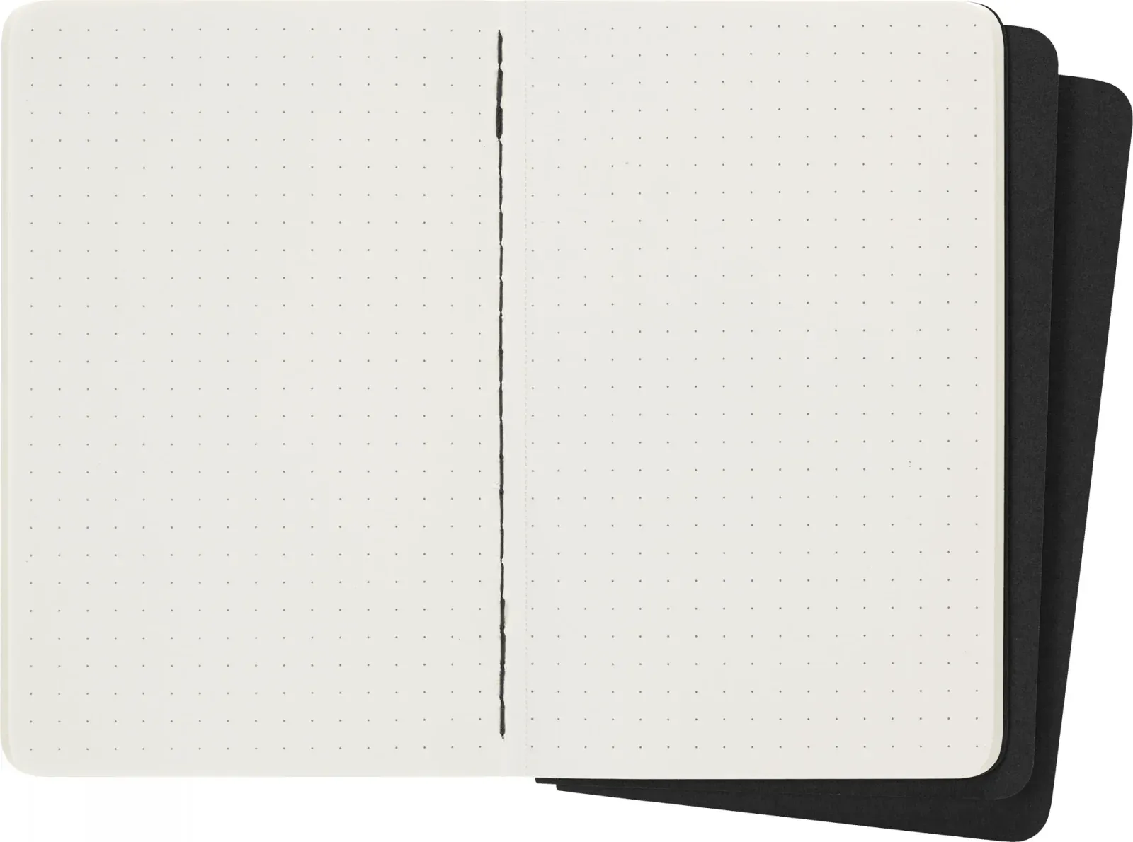 Блокнот Moleskine CAHIER JOURNAL QP314 Pocket 90x140мм обложка картон 64стр. пунктир черный 3шт - фото 5